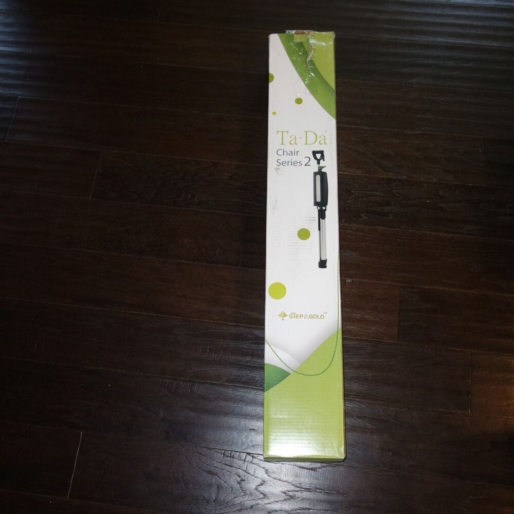 NEW STEP2GOLD Ta-Da Series 2 Chair Portable Folding Hiking Pole 34.2" Black - Picture 6 of 7